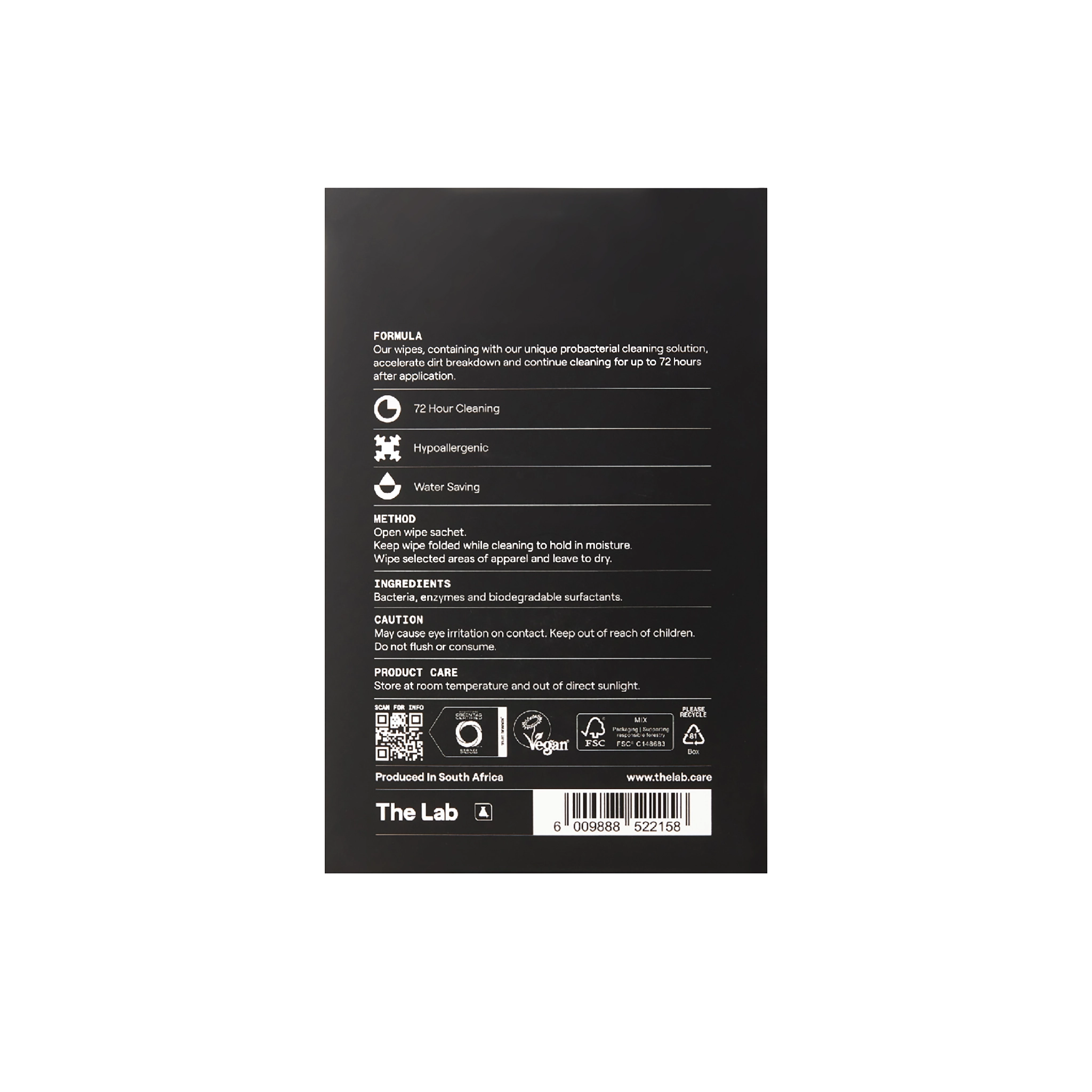 Apparel Refresh Wipes 12 Pack